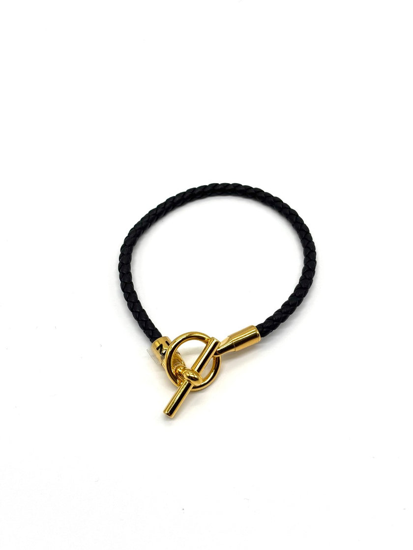 Brand New. Hermes Glenan Bracelet Black|8907
