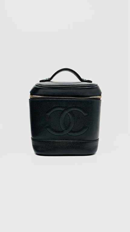 Preowned. Chanel Caviar Vanity Black. 6899502|14059