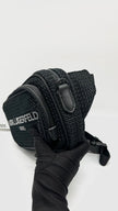 Brand New. Karl Lagerfeld Paris Voyage Knit Belt Black Bag|12011