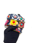 Preowned. Fendi Flower Bag Strap Multicolor|16992