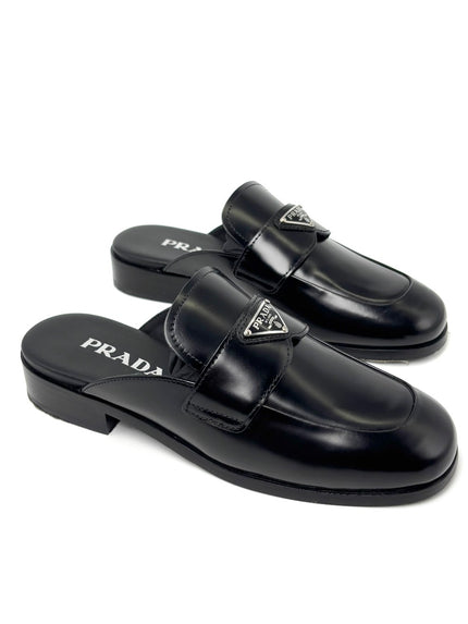 Preowned. Prada Calzature Donna Mules Black. 35.5|6439