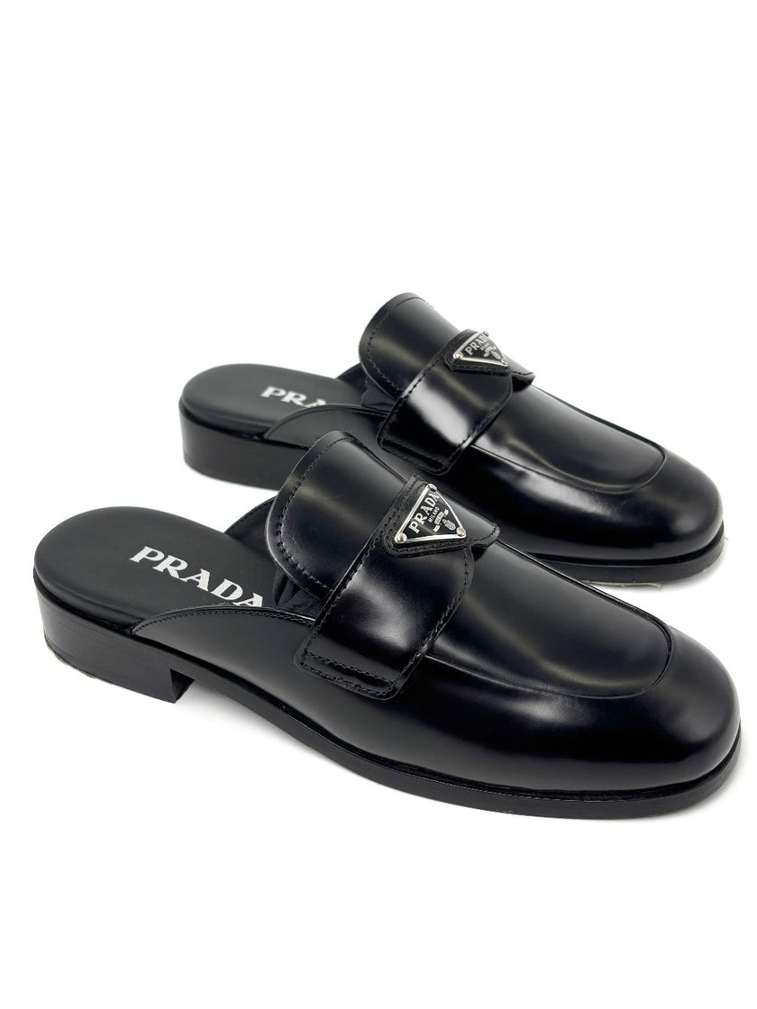 Preowned. Prada Calzature Donna Mules Black. 35.5|6439