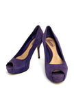 Preowned. Gucci Open Toe Heel Suede Violet. 35|10683