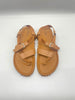 Brand New. Hermes Inboard Sandals Gold. 38|9189