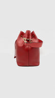 Like New. Fendi Mon Tresor Red Bucket Bag|14939