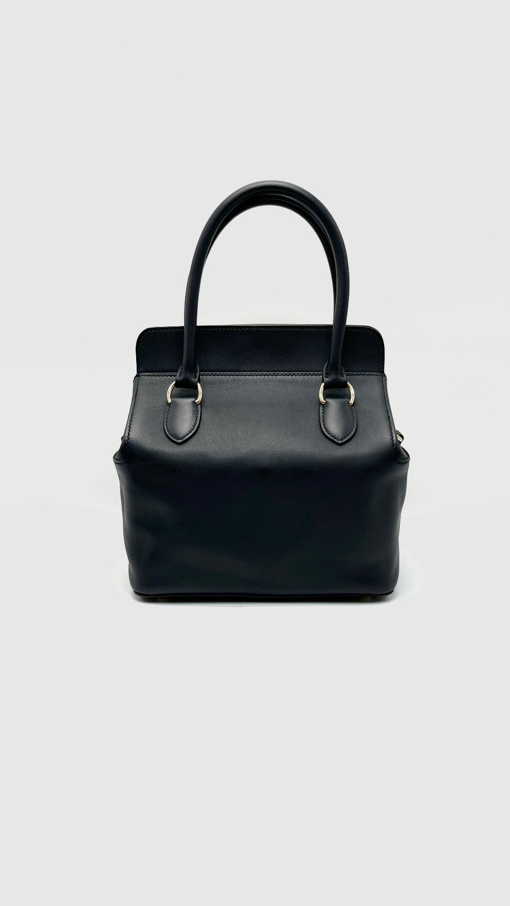 Like New. Hermes Toolbox 20 Caban/Cuivre Swift Permabrass HW. DBY001MA|16570