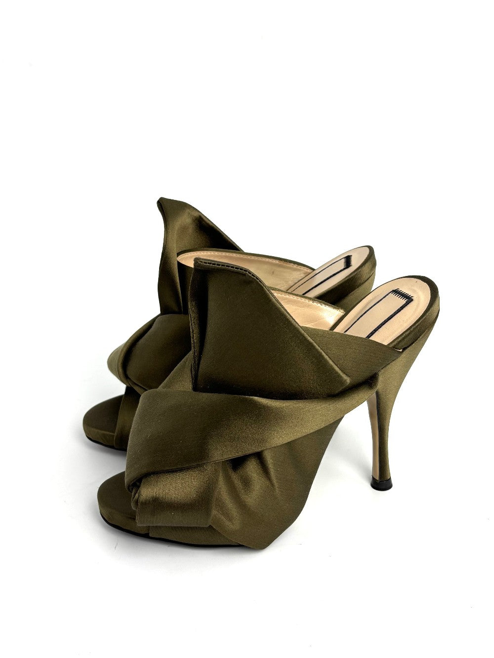 Brand New. N'21 Heel Army Green. 35.5|12806