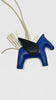 Brand New. Hermes Rodeo Pegase PM Bag Charm Blue De France|9964