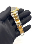 Preowned. Rolex Daytona Black Dial With Diamonds Two Tone YG/Steel 2016|16860