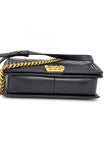 Preowned. Chanel Leboy New Medium Lambskin Black GHW. 21698415|8170