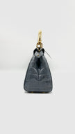Brand New. Fendi Peekaboo Mini Croc Gray|7850