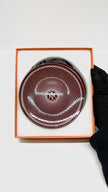 Brand New. Hermes H DECO Bread n Butter Maroon|10503