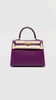 Unused. Hermes Kelly 25 Anemone Sellier Epsom GHW. DST759IH|8276