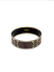 Unused. Hermes Enamel Rubans De Cheval Bangle|17232