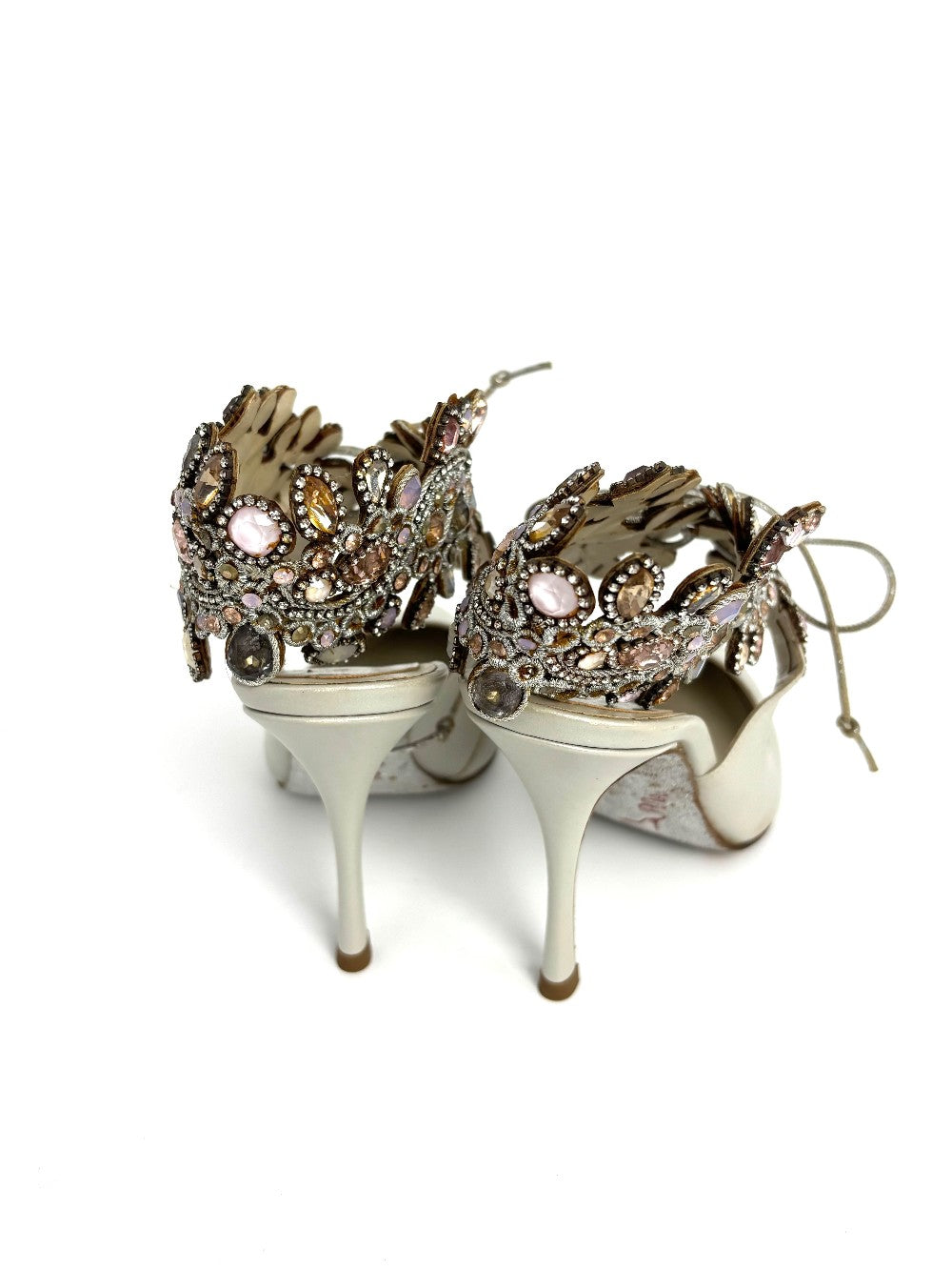 Brand New. Rene Low Heel Sandals. 35.5|12623