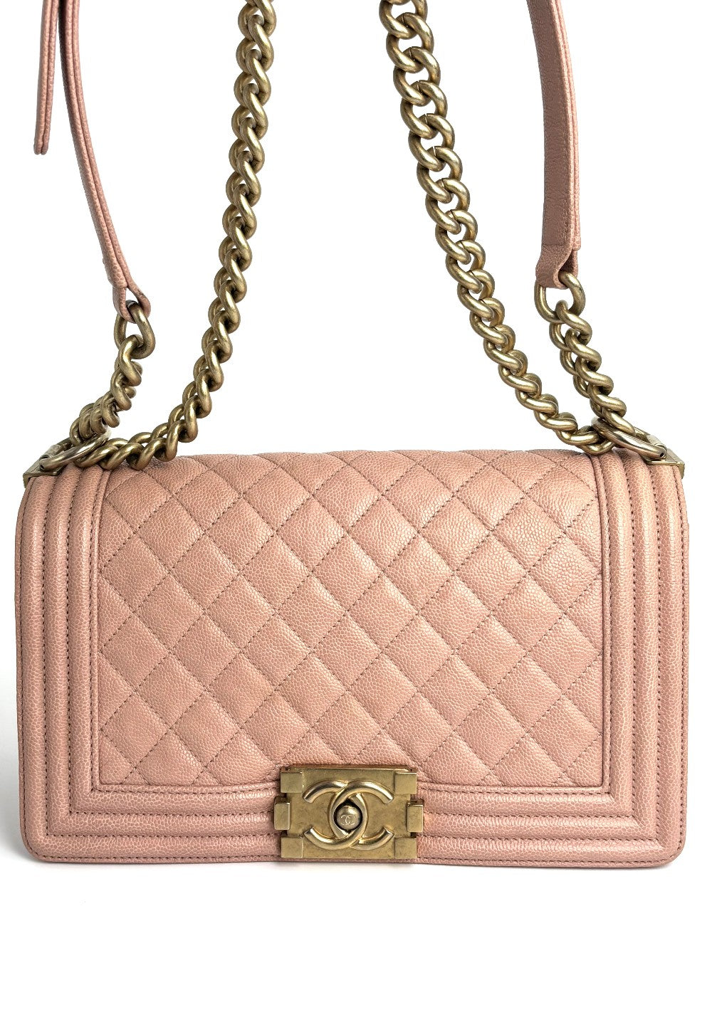 Preowned. Chanel Leboy Old Medium Light Pink. 25398279|4306