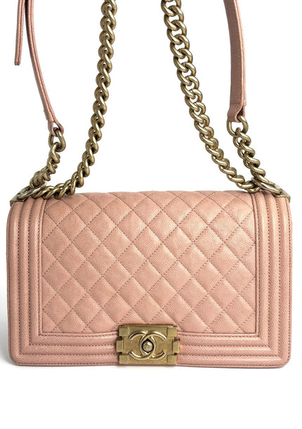 Preowned. Chanel Leboy Old Medium Light Pink. 25398279|4306