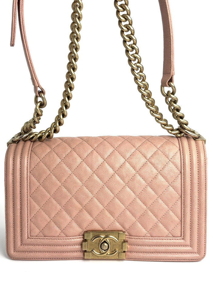 Preowned. Chanel Leboy Old Medium Light Pink. 25398279|4306