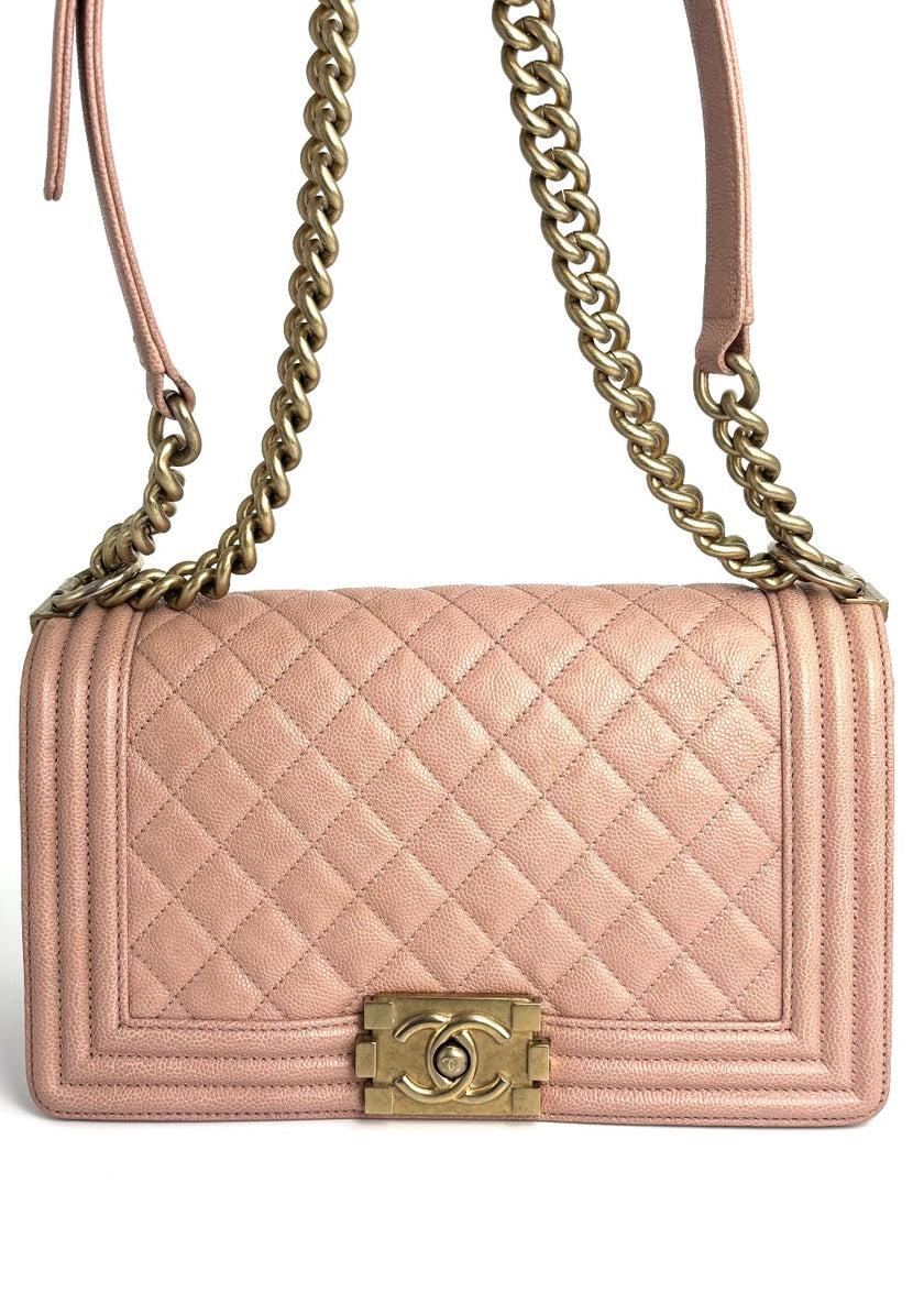 Preowned. Chanel Leboy Old Medium Light Pink. 25398279|4306