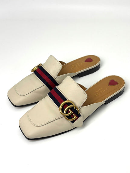Preowned. Gucci Mule White. 36|7580