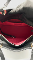 Preowned. Chanel CC Zipped Shopping Tote Calfskin Black GHW. PNJTPA01|10436