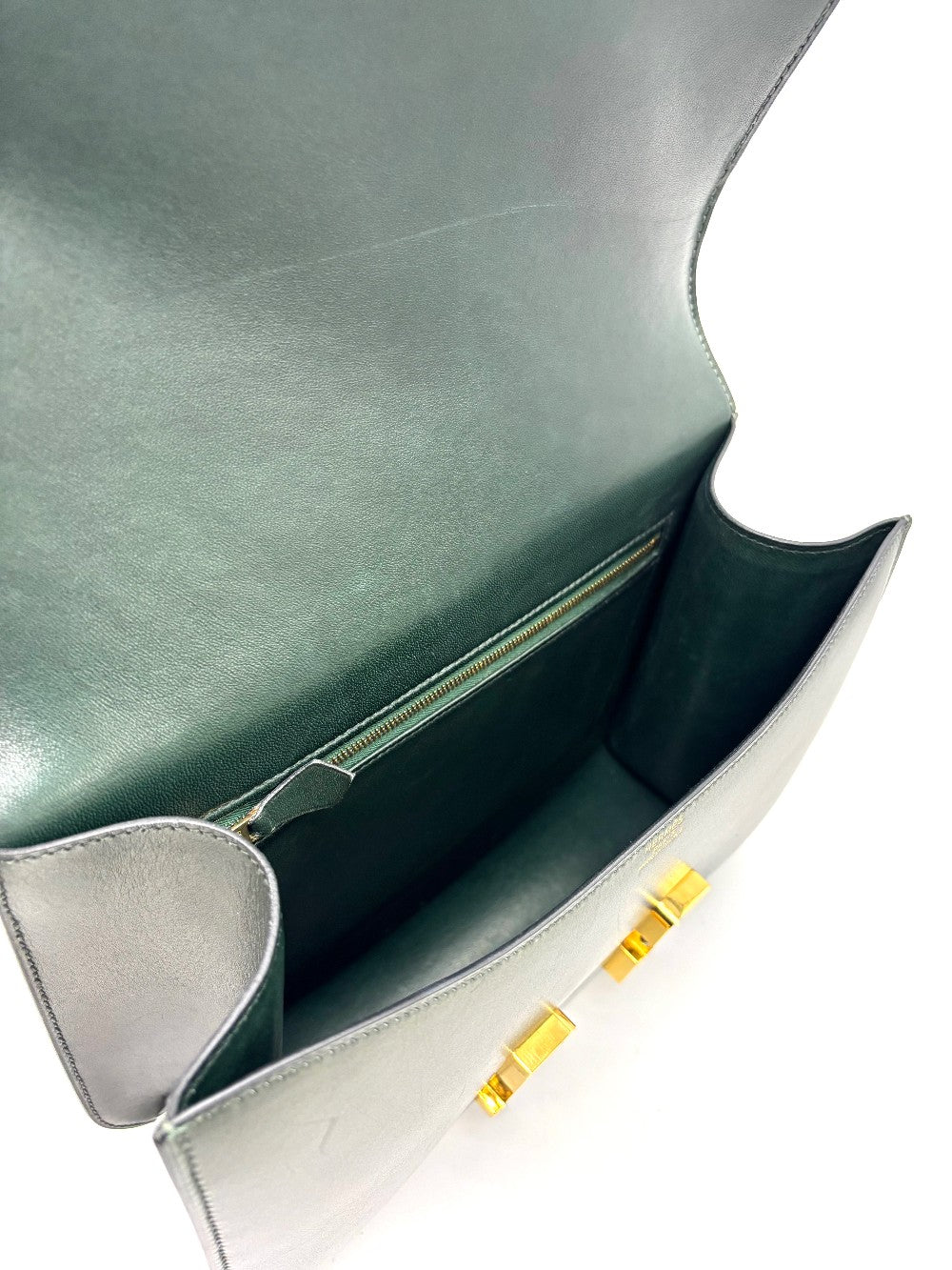 Preowned. Hermes Constance 23 Vert Anglais Boxcalf GHW. D43|17446