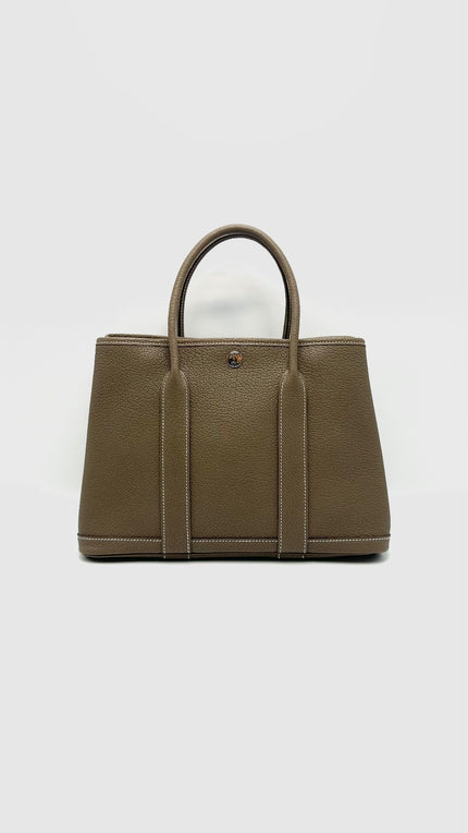 Brand New. Hermes GPT 30 Etoupe PHW. USI011DB|15780