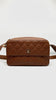 Preowned. Chanel Matelasse Quilted Caviar Camera Case Brown. 3179907|5750