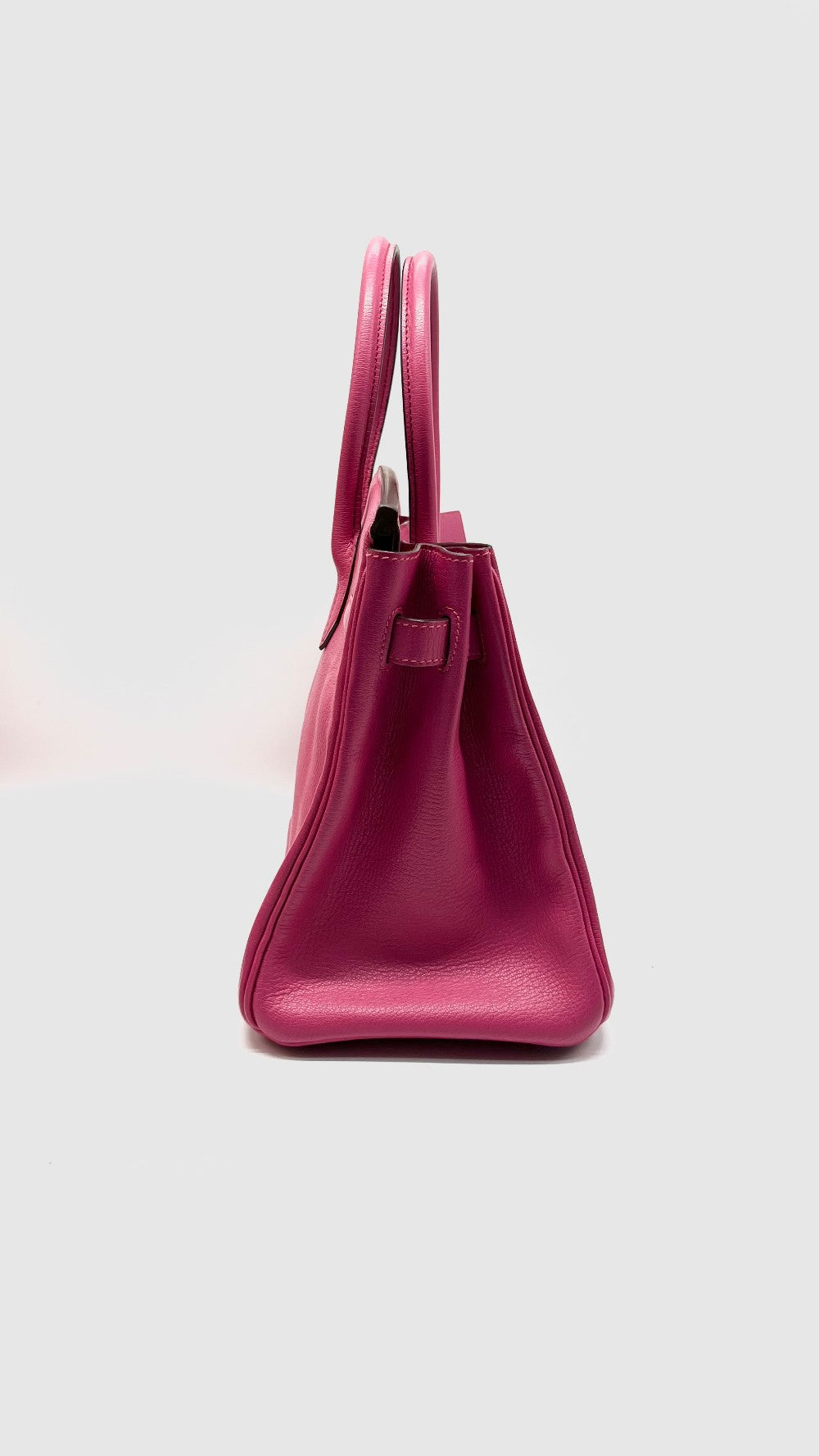 Preowned. Hermes Birkin 30 Rose Tyrien Chevre GHW. N40|13663