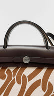 Like New. Hermes Herbag 31 Canvas Maillons&Co PHW. WCH010BP|16576