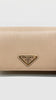 Preowned. Prada 1BP021 Cipria Beige Vitello Move Leather Chain Wallet Crossbody Bag GHW|11248
