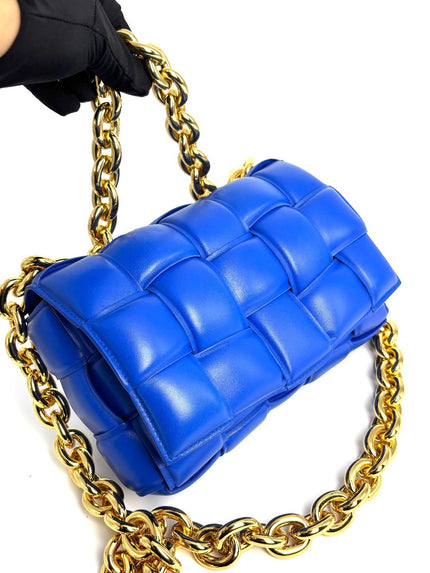 Brand New. Bottega Chain Cassette Royal Blue|11768