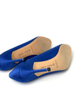 Brand New. Manolo Heel Blue. 39|7390
