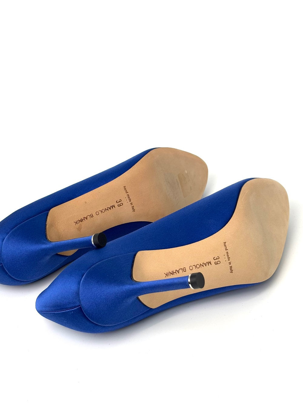 Brand New. Manolo Heel Blue. 39|7390