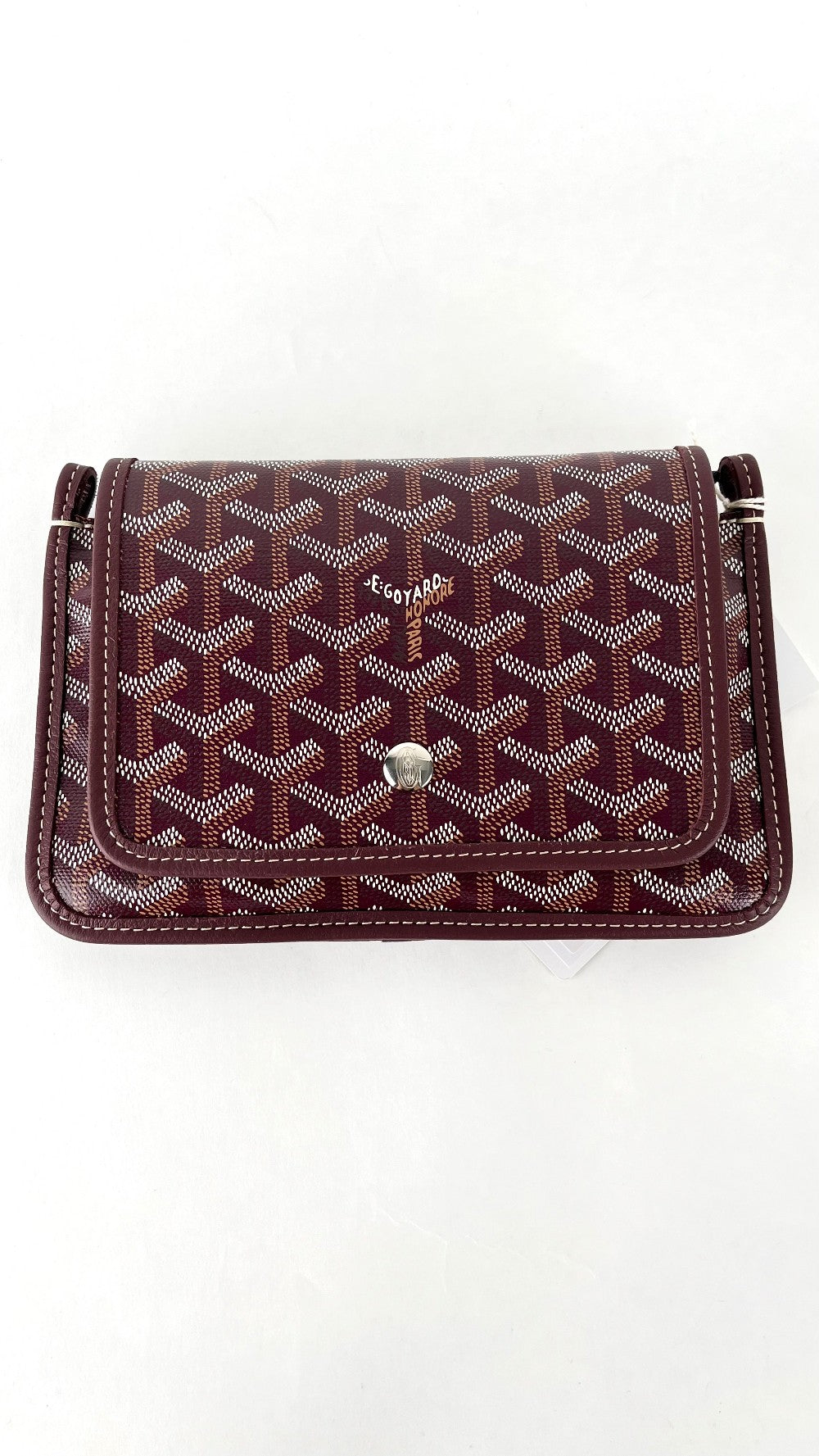 Brand New. Goyard Plumet Pocket Wallet Burgundy. ADM020262|4889