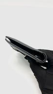 Preowned. Hermes Bearn Compact Wallet Black PHW. DNN002NY|9925