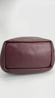 Preowned. Loewe Squeeze Medium Hobo Bag Dark Burgundy|4502
