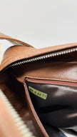 Preowned. Chanel Matelasse Quilted Caviar Camera Case Brown. 3179907|5756