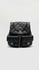 Like New. Chanel Duma Backpack Black Calfskin GHW. HL1N3P39|7727