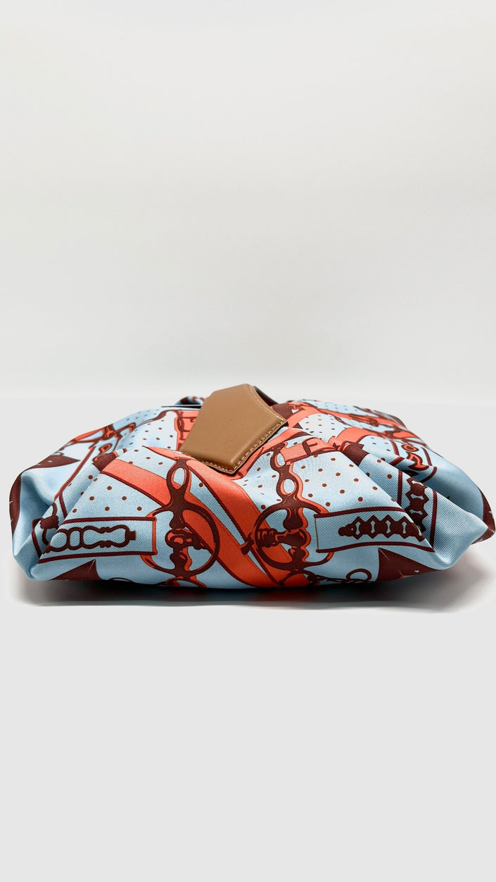 Brand New. Hermes Balusoie Bag Blue. BFM007PM|10542