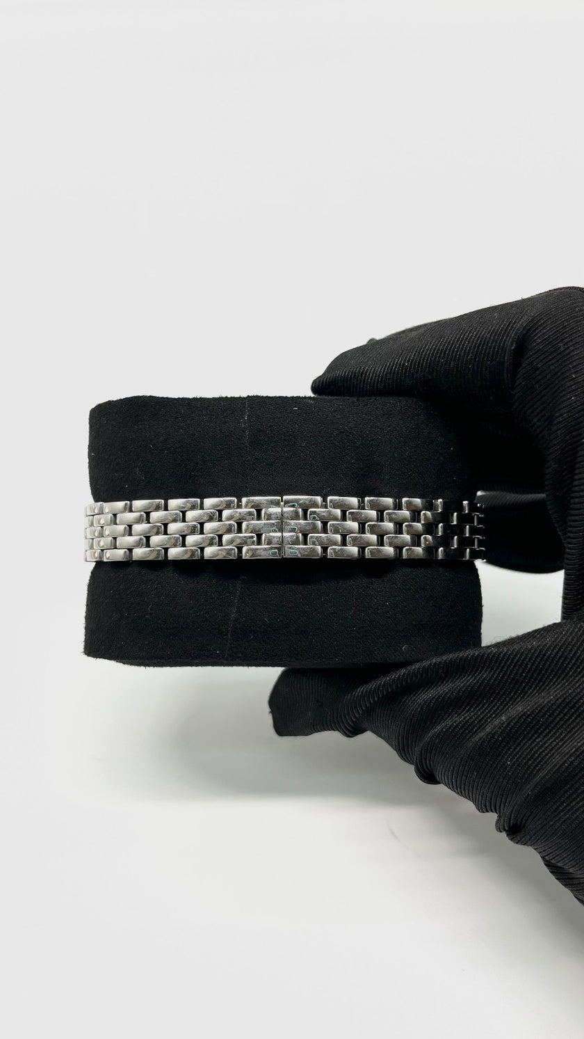 Preowned. Cartier Mini Panthere White Dial Roman All Steel 2001|10921