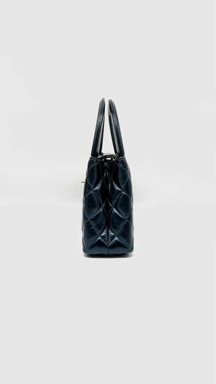 Brand New. Chanel Mini Kelly Blue Marine Lambskin GHW. ENN65939|11651