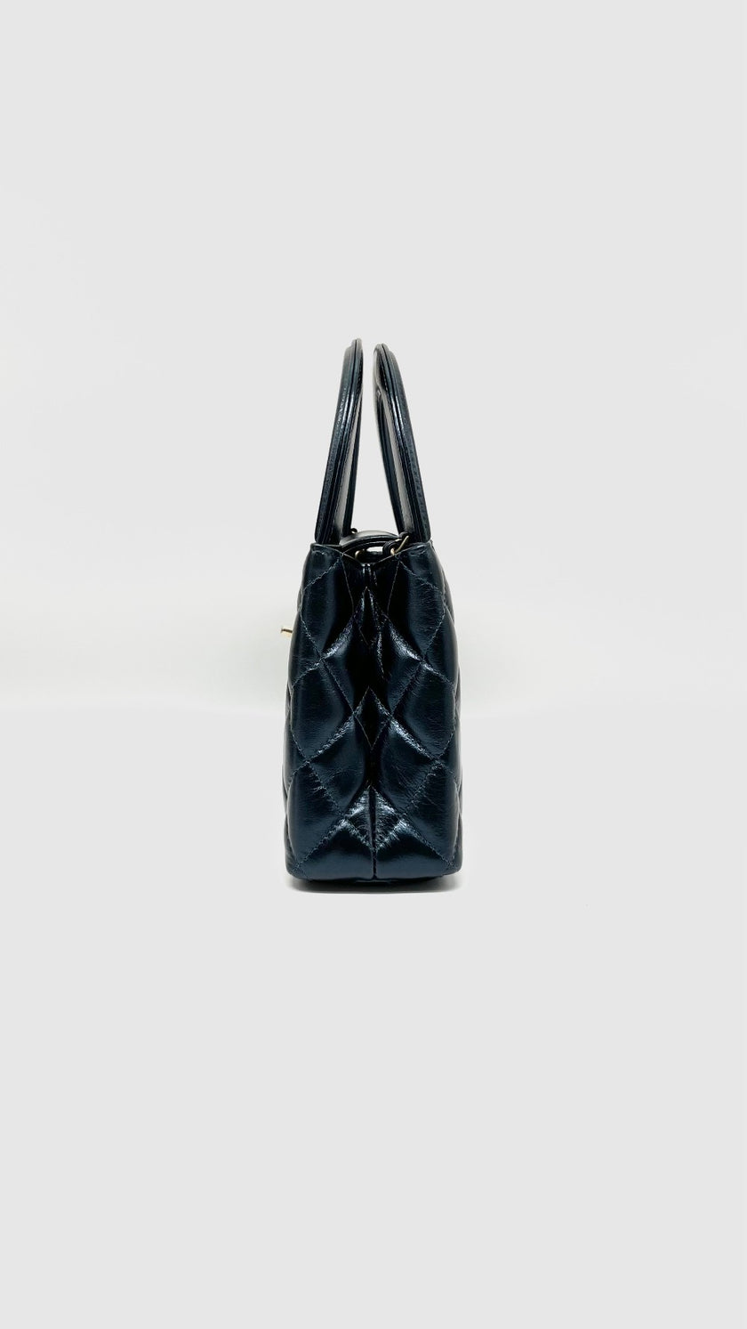 Brand New. Chanel Mini Kelly Blue Marine Lambskin GHW. ENN65939|11651