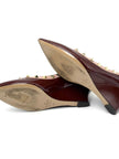 Preowned. Valentino Wedge Maroon. 36.5|6433