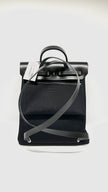 Like New. Hermes Herbag Ado Backpack Black PHW. ZTS006AU|9774