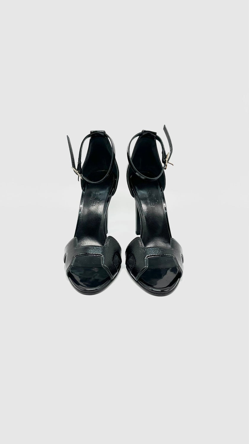 Brand New. Hermes Premiere Sandals Black. 36.5|10599