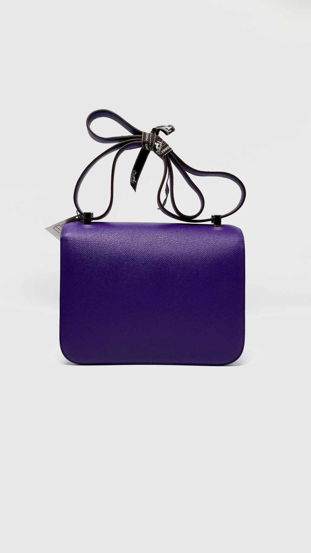 Preowned. Hermes Constance 24 Ultra Violet Epsom PHW. P Square X03|9308