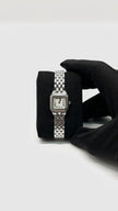 Preowned. Cartier Mini Panthere White Dial Roman All Steel 2001|10919