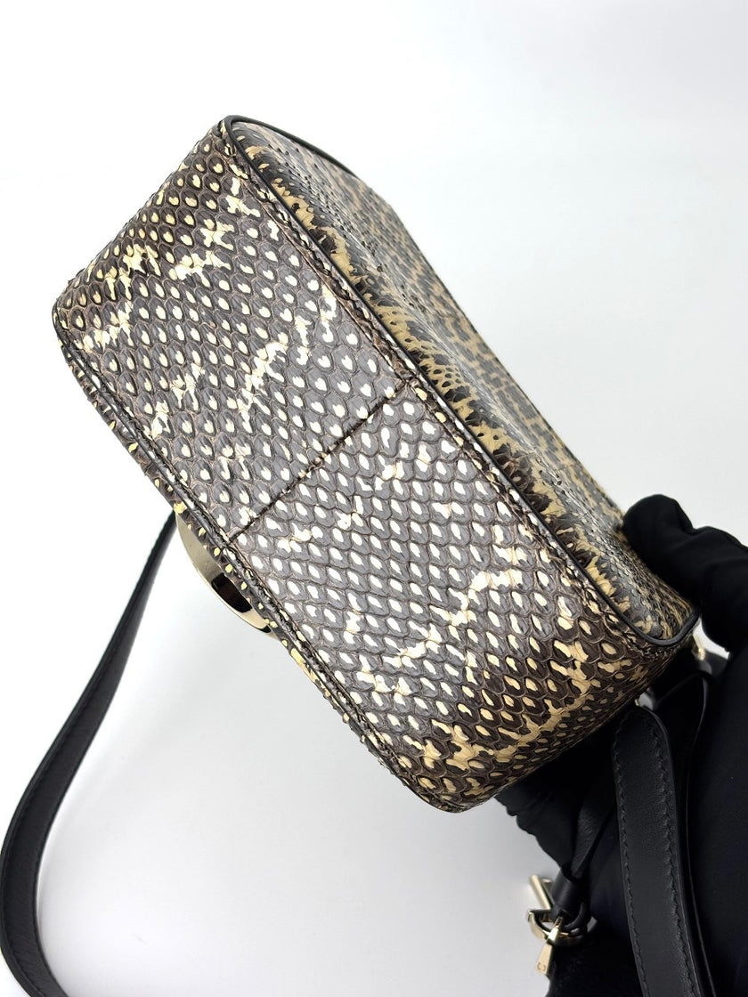 Preowned. Ferragamo Sofia Phyton Crossbody|6007