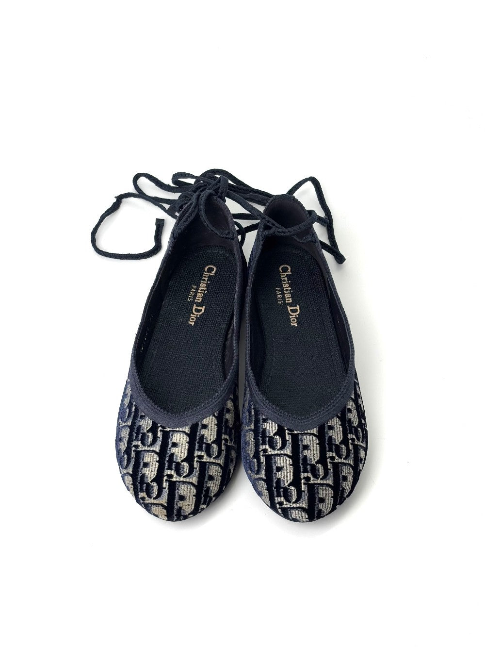 Brand New. Dior Ballet Flats Blue. 37|7422